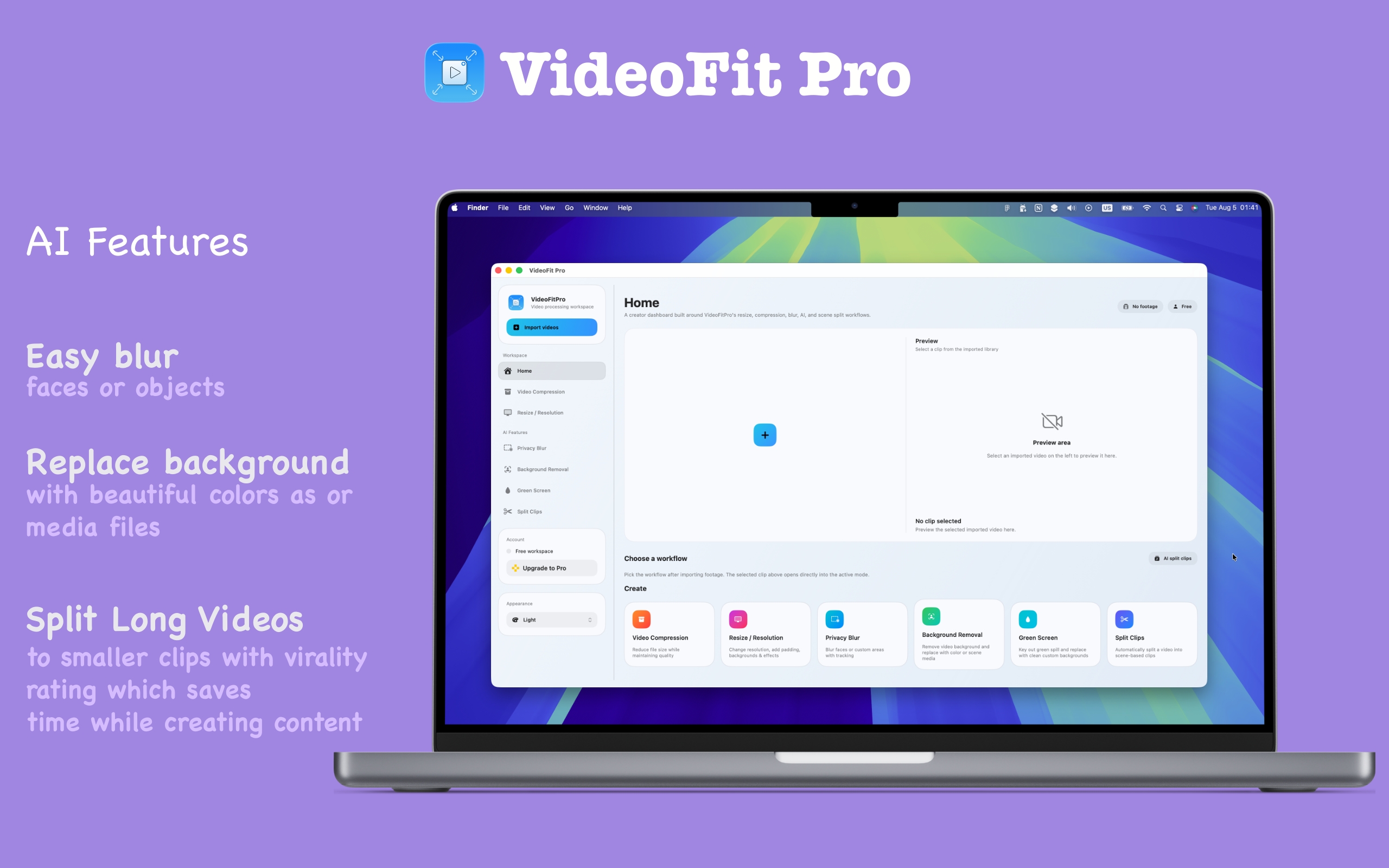 VideoFit Pro AI Features